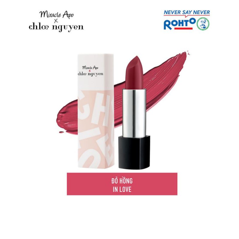 Son Thỏi Lì Miracle Apo x Chloe Nguyễn Holiday Collection Lipstick (4g)