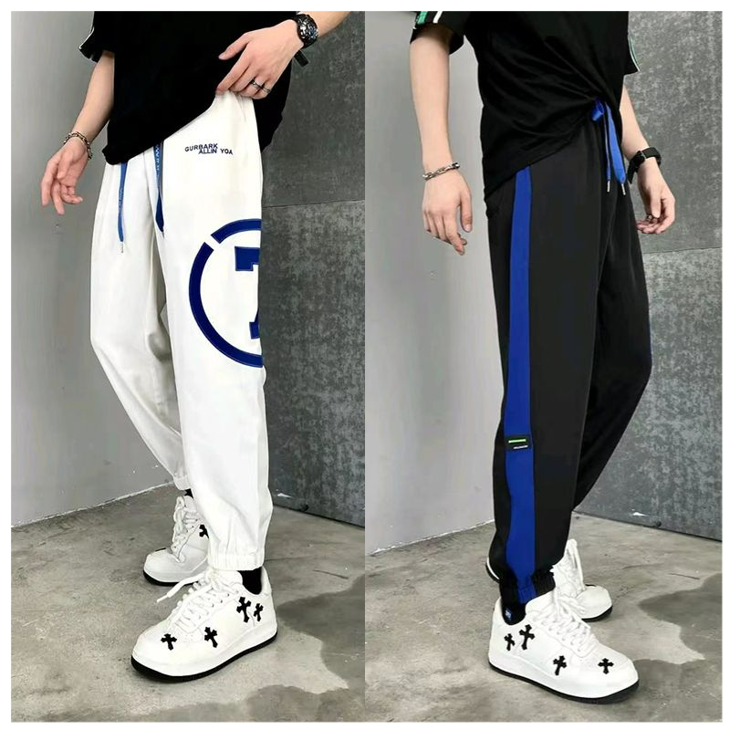 Quần jogger unisex UNIFUNS Quần thể thao MK W vải mềm mịn Unisex hiphop phong cách đường phố Hàn Quốc dịp thu đông