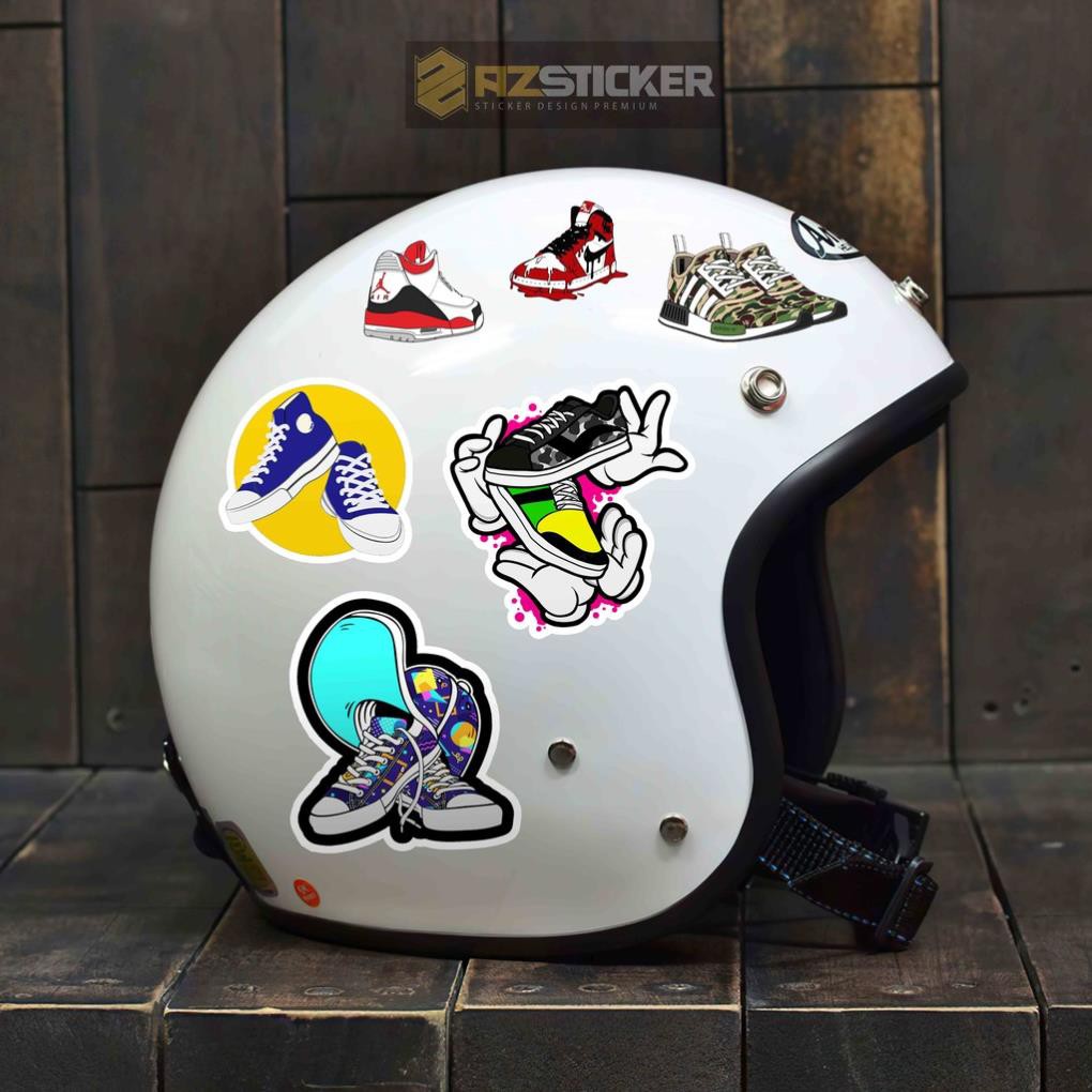 [Set 50+] Sticker Sneaker - Sưu Tập Giày | Dán Nón Bảo Hiêm, Điện Thoại, Laptop, Bình Nước...Chống Nước, Chống Bay Màu