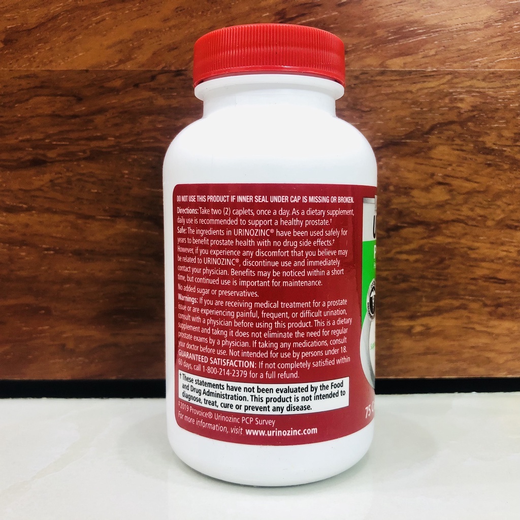 [DATE 2/2024] URINOZINC Prostate Health Complex PLUS 75 VIÊN