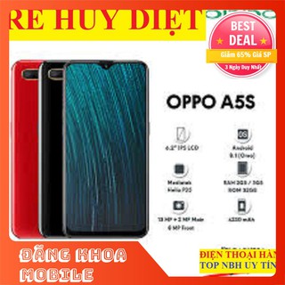 Điện thoại Oppo A5s 2sim mới Fullbox, Pin khủng 4230mah
