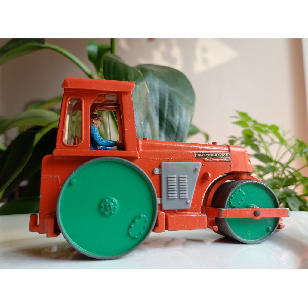 Mô hình lu tĩnh Dinky Toys Aveling Barford Diezel Roller Meccano LTD 279 Master Pavior Made in England