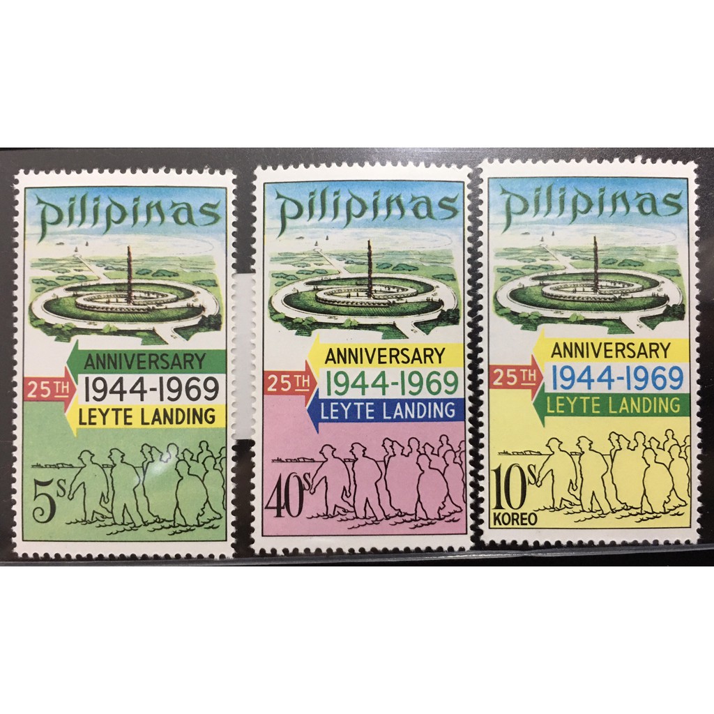 Bộ Tem Sưu Tầm Philippines 1969 - 3 Con Stamps