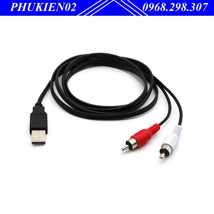 Dây Cáp Chuyển USB Ra Av 2 Đầu