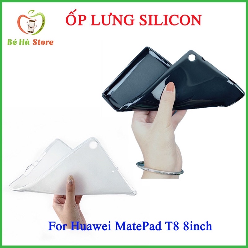 Bao Da Huawei MatePad T8 8inch Cao Cấp | Ốp Lưng Hưawei MatePad T8 8inch - Có chân đỡ xem phim - Chống Sốc Tốt