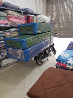 Đệm xốp ép cứng PE 1m6*2m dày 9 phân