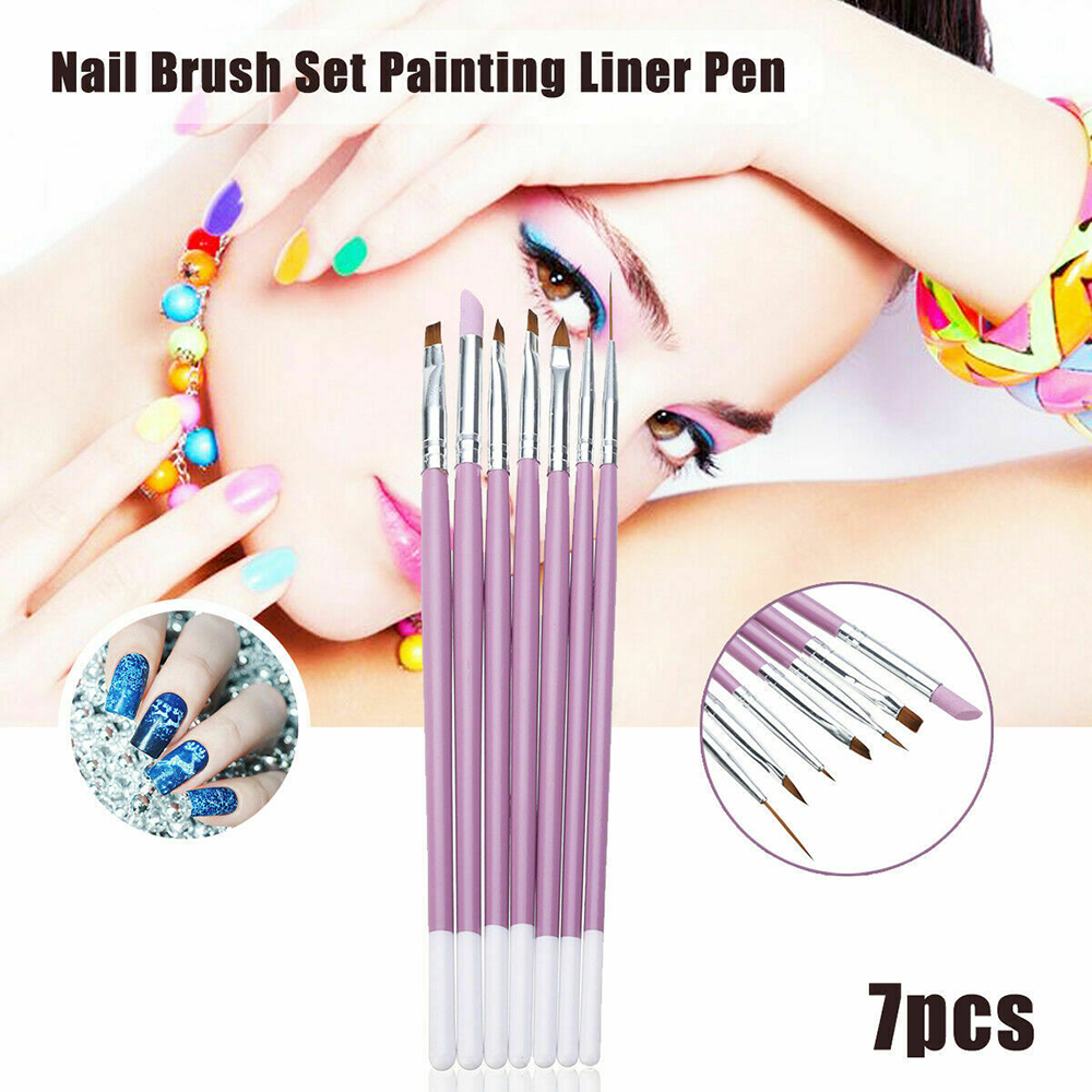 [Hàng mới về] Set 7 cọ vẽ móng tay nghệ thuật