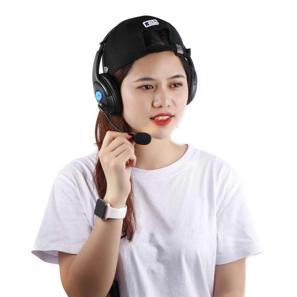 【SUN】Wired Gaming Headset Headphones with Microphone for Sony PS4 PlayStation 4