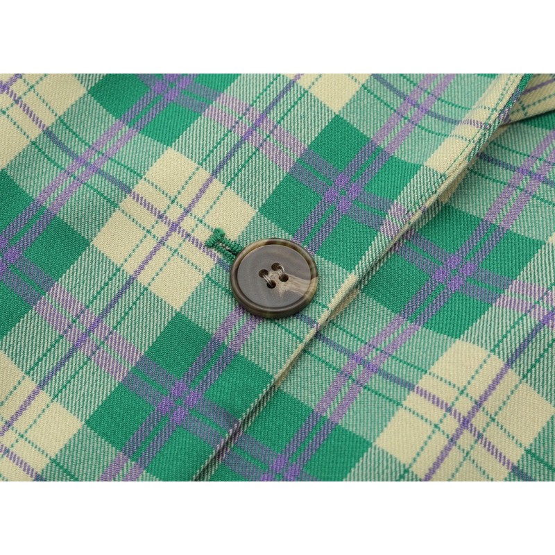 Áo vét blazer thắt eo kẻ caro tqxk