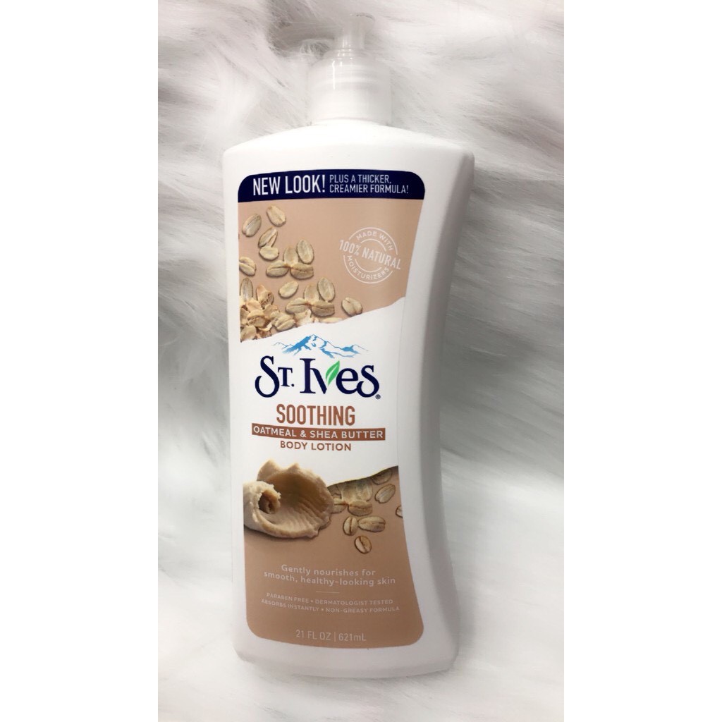 💎 [ CHÍNH HÃNG ] Sữa Dưỡng Thể St.Ives Yến Mạch Và Bơ 621mL - [Body Lotion Soothing Oatmeal & Shea Butte] ( Giá Tốt ) 💦