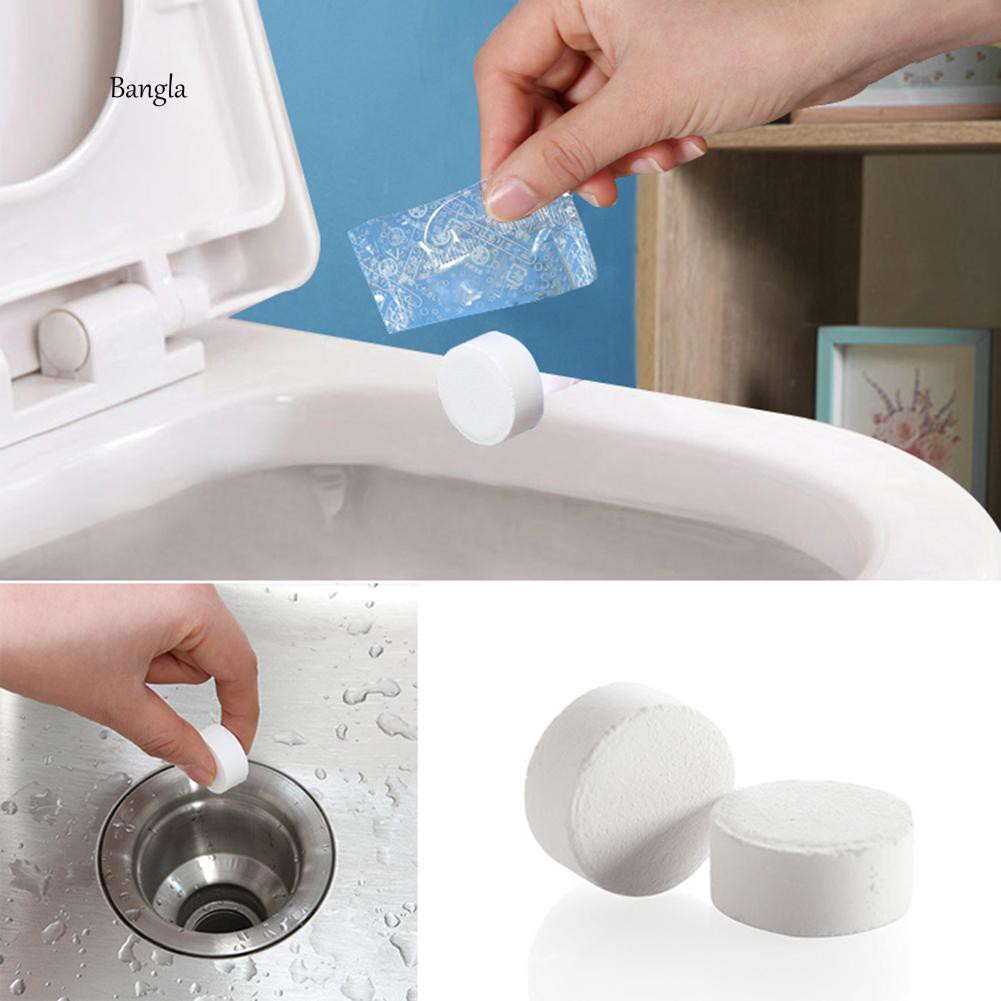 Set 4 Viên Hợp Chất Dùng Để Thông Tắc Đường Ống Thoát Nước / Bồn Cầu Toilet