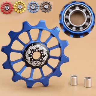 [Dolity1] Ròng rọc dẫn hướng vòng bi Derailleur phía sau xe đạp Jockey Wheel 12T