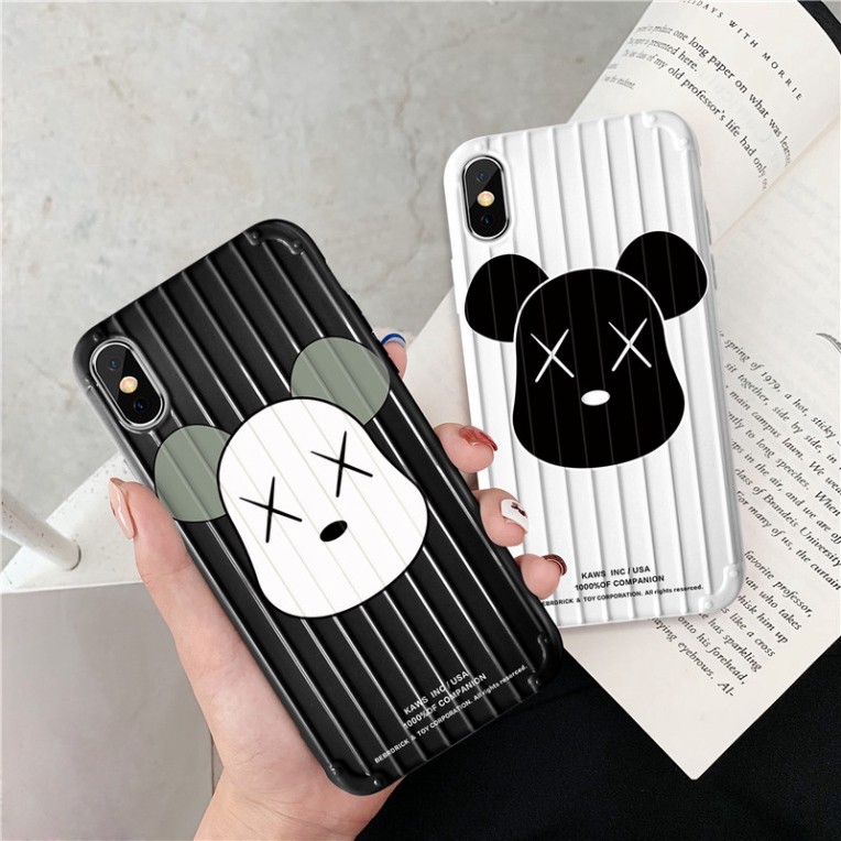 Sale 69% Ốp điện thoại silicone TPU in hình gấu cho iPhone X/XS(5.8), Giá gốc 39000đ- 36C67