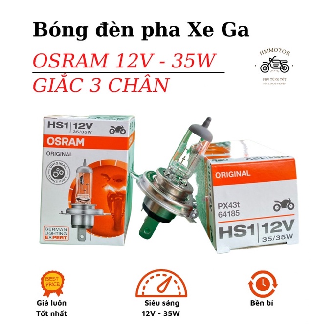 Bóng đèn Osram 12v-35W 3 chân