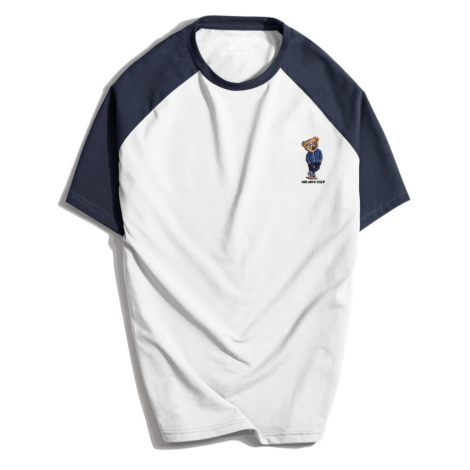 Áo thun nam cổ tròn LUSIO BEAR trẻ trung, năng động - HAFOS