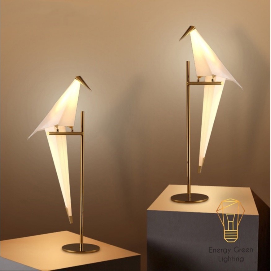 Đèn Cây Đứng Chim Hạc Cao Cấp  Energy Green Lighting DB-C1 - Cao 82cm  - Trang Trí Phòng Khách,Phòng Ngủ,Đọc Sách