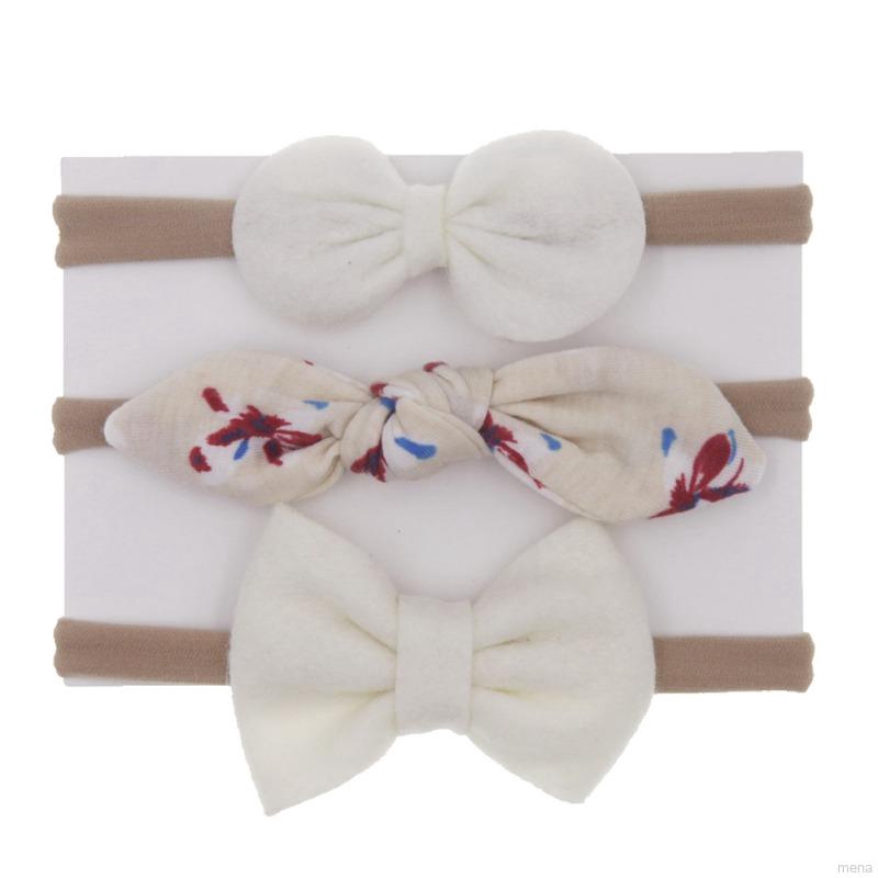 Set 3 băng đô nơ xinh xắn dành cho bé gái