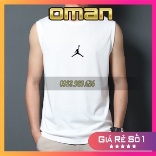 Áo ba lỗ nam thể thao in hình bóng rổ, Áo Tanktop sát nách tập gym nam A3L02 OMAN