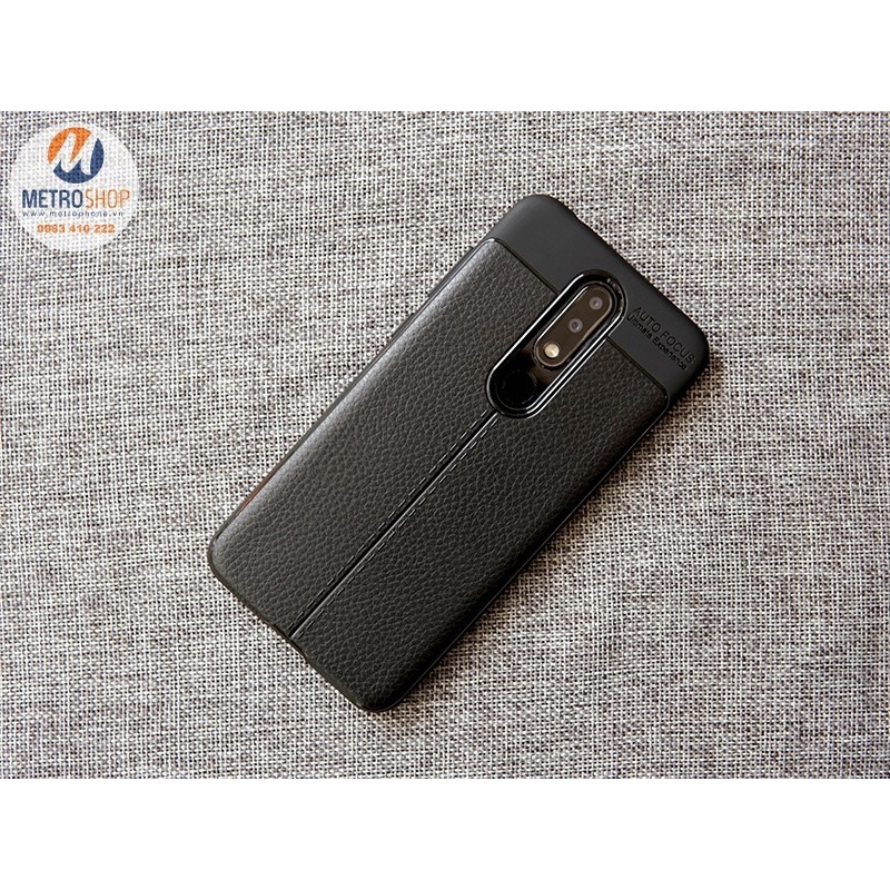 ỐP LƯNG NOKIA 5.1 PLUS CHỐNG SỐC VÂN DA