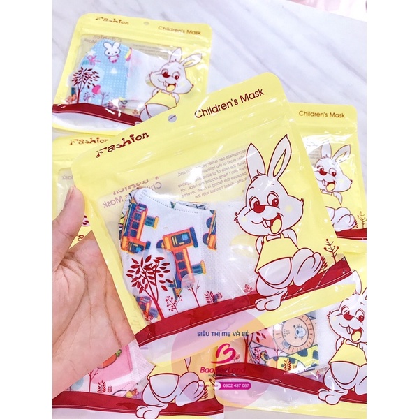 Khẩu trang 3D cho bé - BAABEELAND