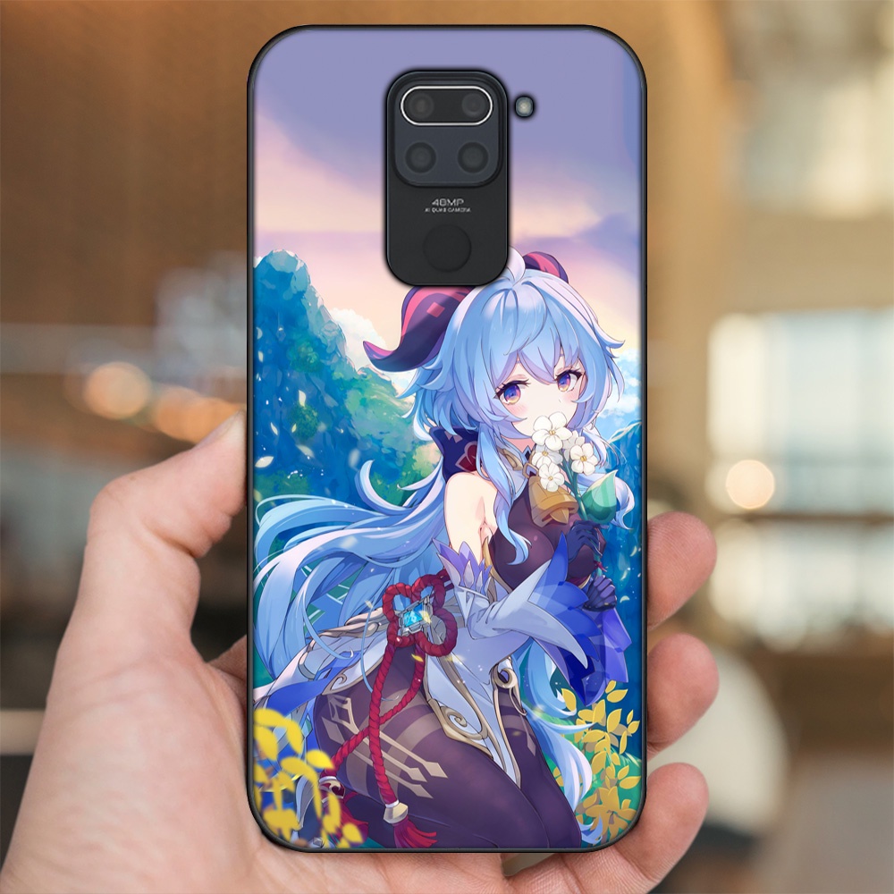 Ốp lưng Xiaomi Redmi Note 9 viền đen in hình Ganyu Genshin Impact