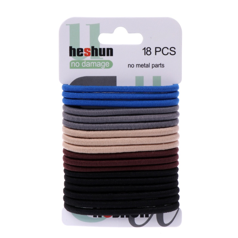 Set 18 Dây Cột Tóc Co Giãn 4mm Dành Cho Nữ