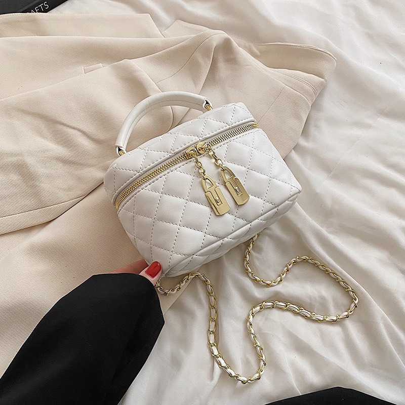 Túi Xách Nữ Đeo Chéo Cầm Tay Sai 19 Hàng Quảng Châu Da Mềm Họa Tiết Trần Trám Xách Đeo Đều Điệu Đà Xinh Xắn (Hàng vỡChâu