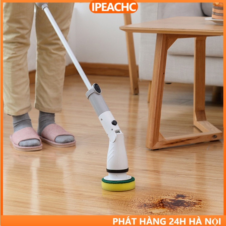 Máy làm sạch nhà vệ sinh nhà tắm tự đông kông dây với 4 đầu thay thế . máy đa chức năng