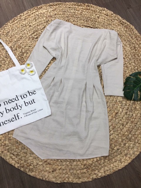 Váy đũi lệch vai