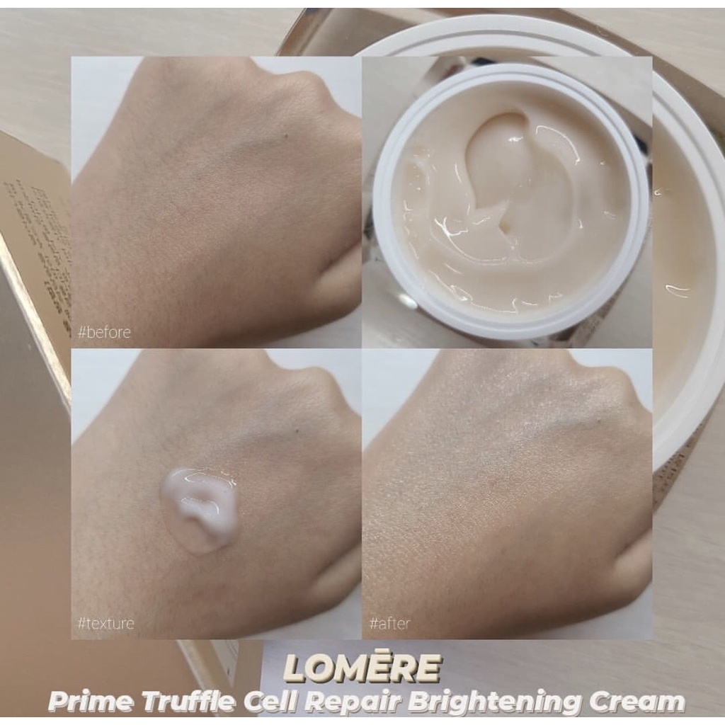 Kem dưỡng dưỡng trắng, phục hồi da Lomere Prime Truffle Cell Repair Brightening Cream 50g