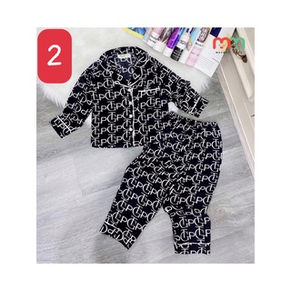 Đồ bộ dài tay bé trai chất lụa mango nhập cao cấp mềm mịn nhẹ mát