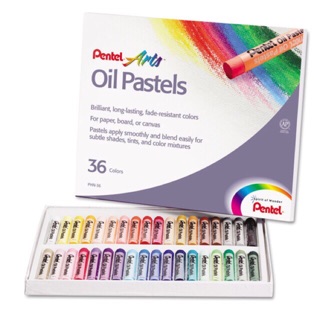 Sáp dầu 36 màu Pentel PHN36 hàng chính hãng