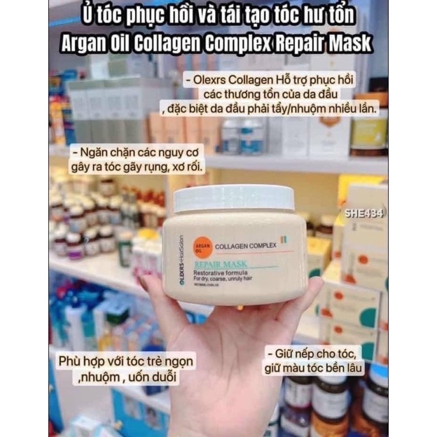 Ủ Dưỡng Tóc OLEXRS - Mùi Hương Nước Hoa Siêu Xịn