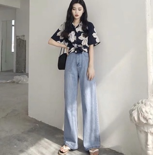 Quần ulzzang ống suông