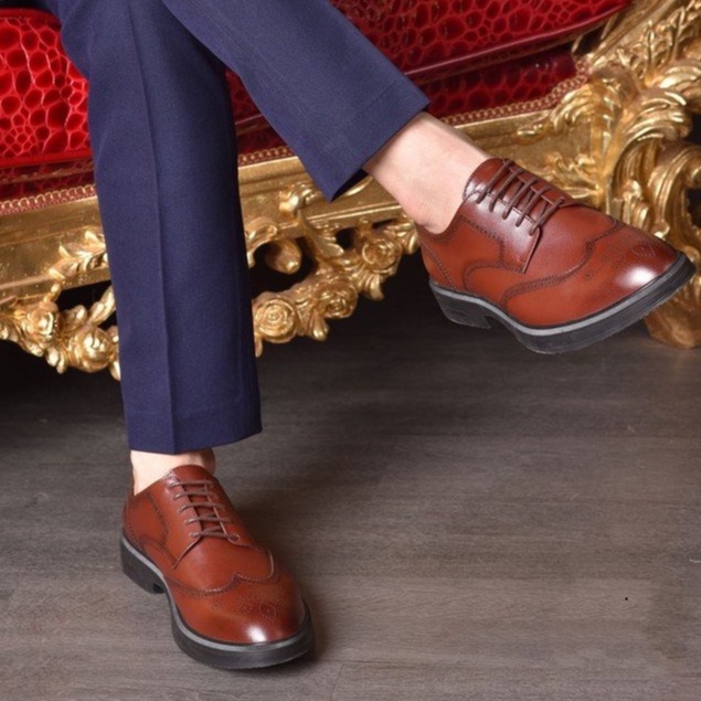 Giày da nam công sở tăng chiều cao bảo hành 12 tháng