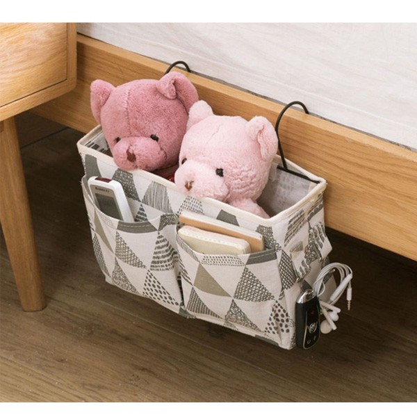 Giỏ Treo Đựng Đồ Treo Đầu Giường,Túi Treo Có Móc 29x10cm Túi Giường