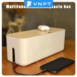 ✔️Hộp Đựng Ổ Điện Nhựa & Nắp Bằng Gỗ Cao Cấp, An Toàn, Tiện Lợi