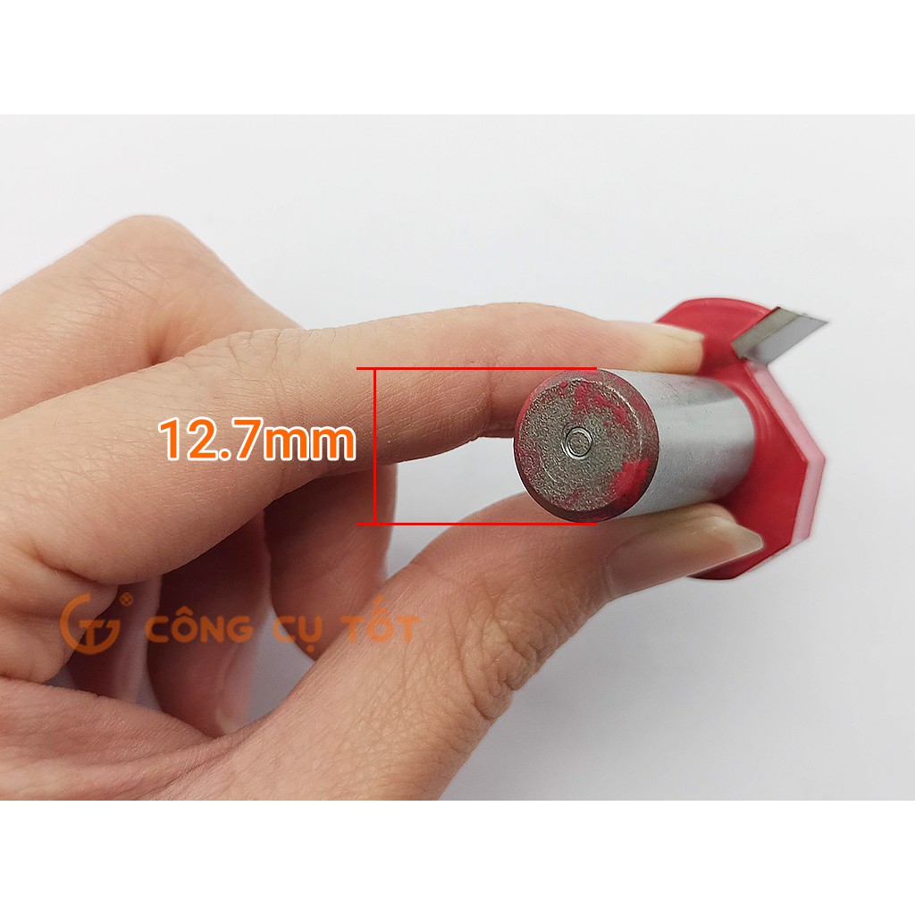 Mũi cuốc gỗ 2 cánh đầu bi Đài Loan  chân 12.7mm (1/2inch)