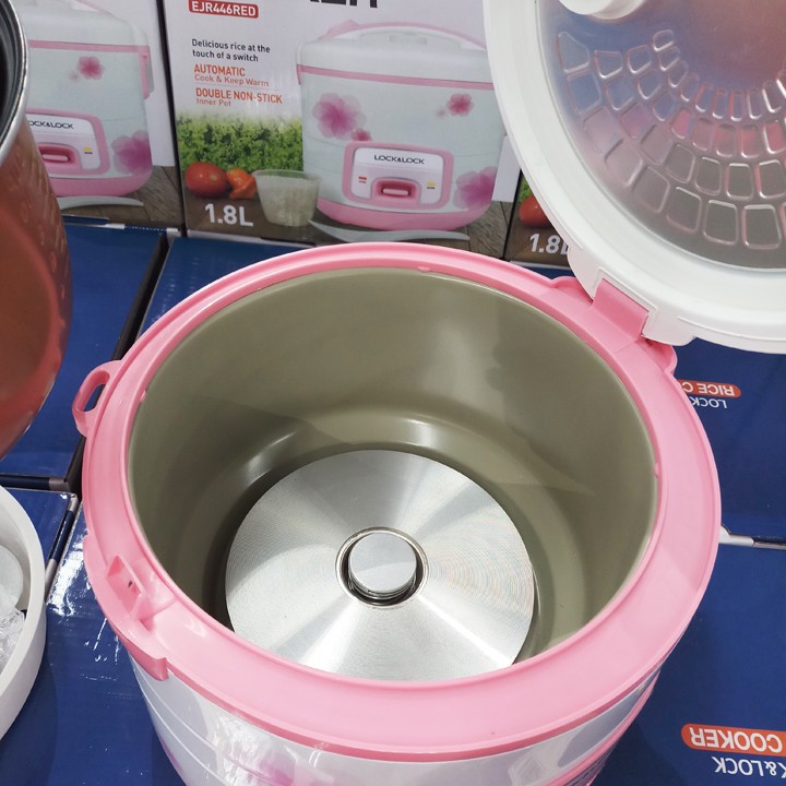 NỒI CƠM ĐIỆN LOCK&LOCK EJR446RED 1.8L 700W | BigBuy360 - bigbuy360.vn