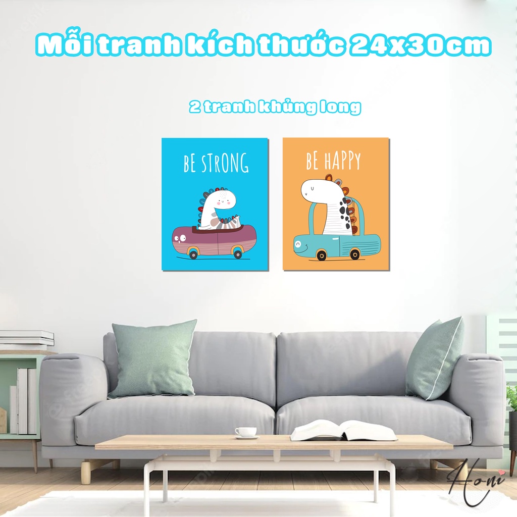 Tranh Dán Tường Cho Bé - Decal Formex dày 5mm dán tường cho bé