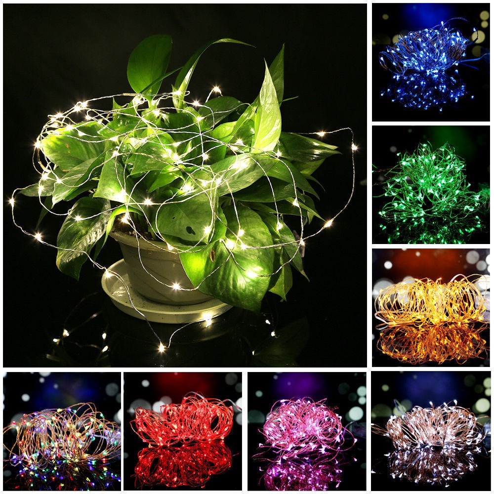 Dây Đèn LED Bằng Đồng 5M / 10M Trang Trí Giáng Sinh