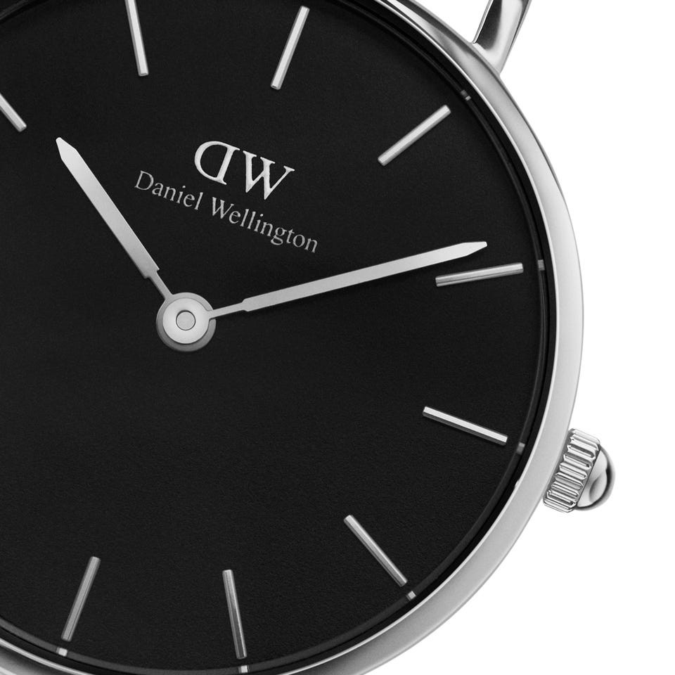 Đồng hồ kim nam nữ Daniel Wellington Classic Petite Dây Mesh 36 mm & 28mm- Bạc mặt đen - FULL BOX HÃNG | BigBuy360 - bigbuy360.vn