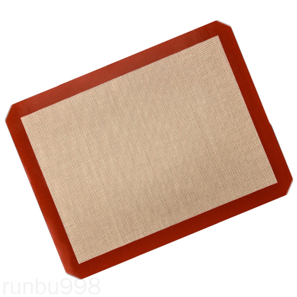 Tấm Lót Nướng Bánh Bằng Silicone Sợi Thủy Tinh Chịu Nhiệt Chống Dính Có Thể Tái Sử Dụng Runbu998