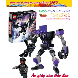 [Có sẵn] 76204 Đồ chơi lắp ráp Iego Marvel Super Heroes Avengers Black Panther Mech Armor - Áo giáp Báo đen