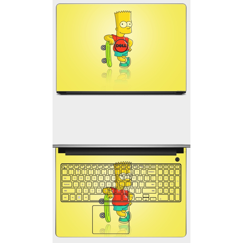 [THE SIMPSONS] Skin dán Laptop bảo vệ máy tính in hình Simpsons. Đủ các máy: Asus, Acer, Dell,HP,.. In hình theo yêu cầu