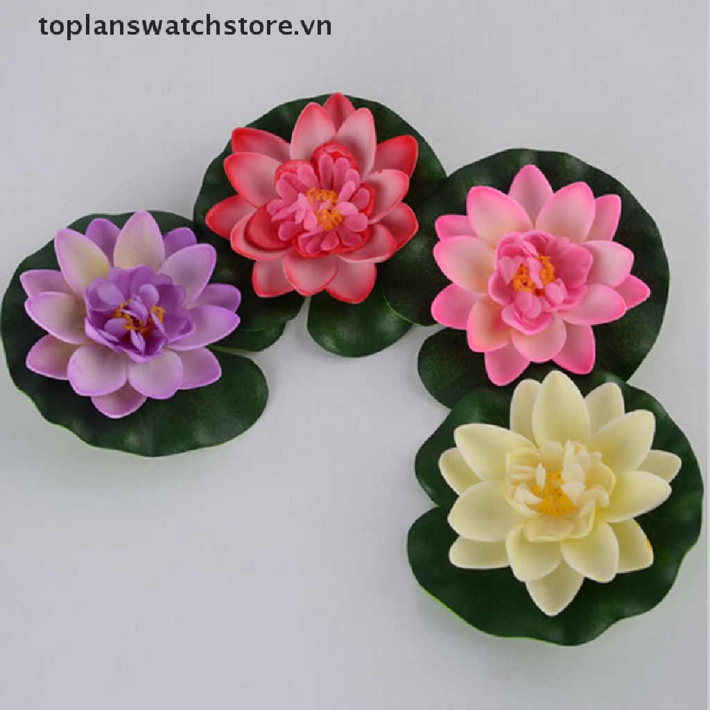 [toplanswatchstore] Hoa Sen Nổi Trang Trí Bể Cá / SPA DIY