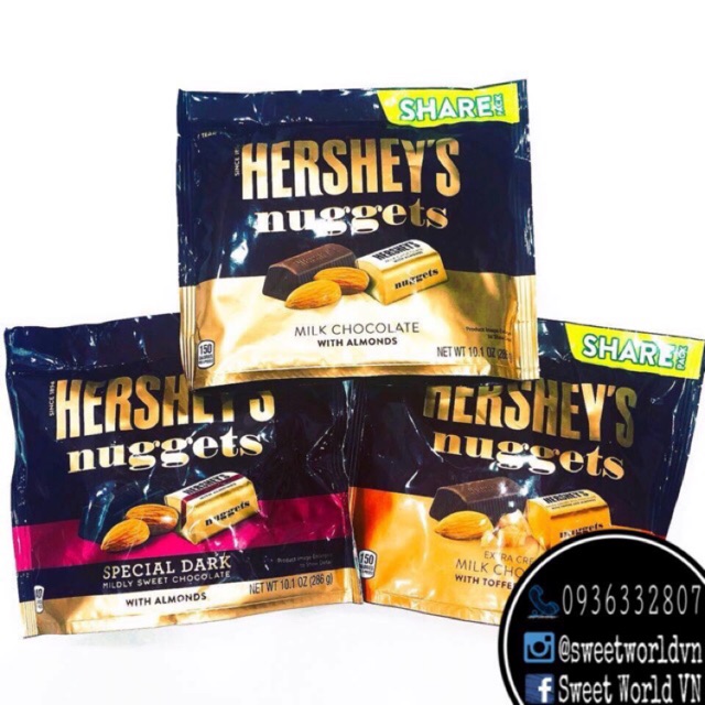 Socola Hershey's Nuggets - Mỹ