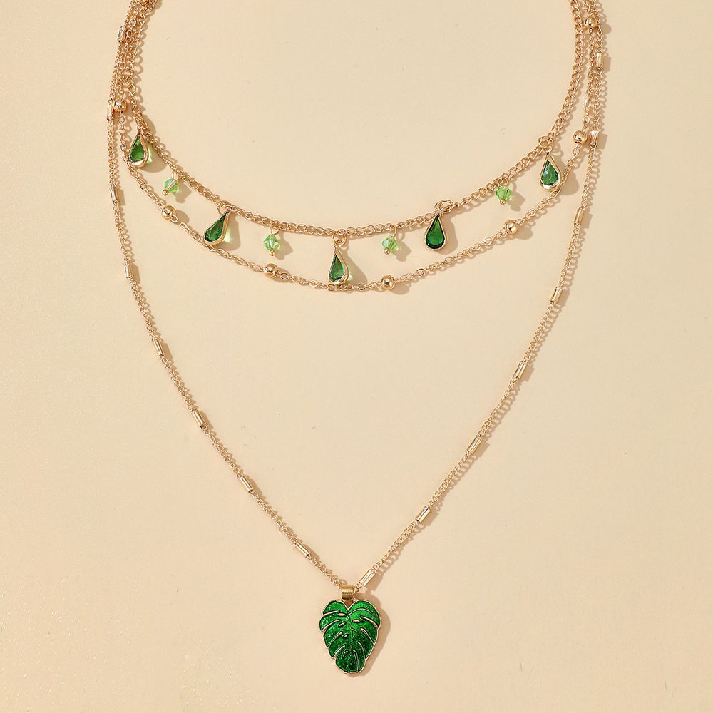 Vòng cổ choker nhiều lớp phối tua rua phong cách cổ điển thanh lịch cho nữ