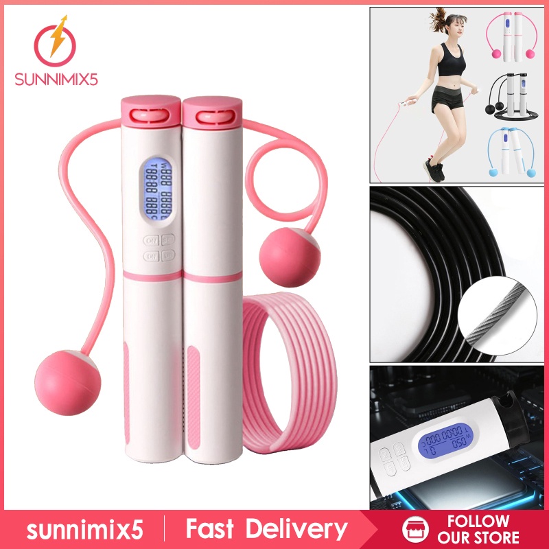 Dây Nhảy Kỹ Thuật Số Có Thể Điều Chỉnh Đếm Calories Thông Minh