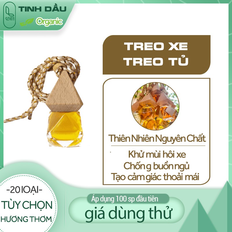 (10 loại) Tinh Dầu Treo Xe Thơm Phòng - Khử Mùi Hôi - Chống Say Xe - Diệt Khuẩn - Thiên Nhiên - Tự Chọn Mùi - Nhập Khẩu